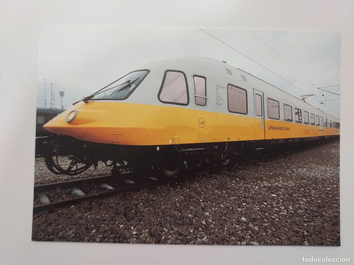 Postales: POSTAL TREN Lufthansa Airport Express. (DB Deutsche Bahn ET 403 LUFTHANSA). S/C