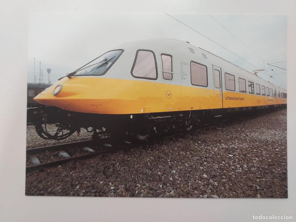 Postales: POSTAL TREN Lufthansa Airport Express. (DB Deutsche Bahn ET 403 LUFTHANSA). S/C