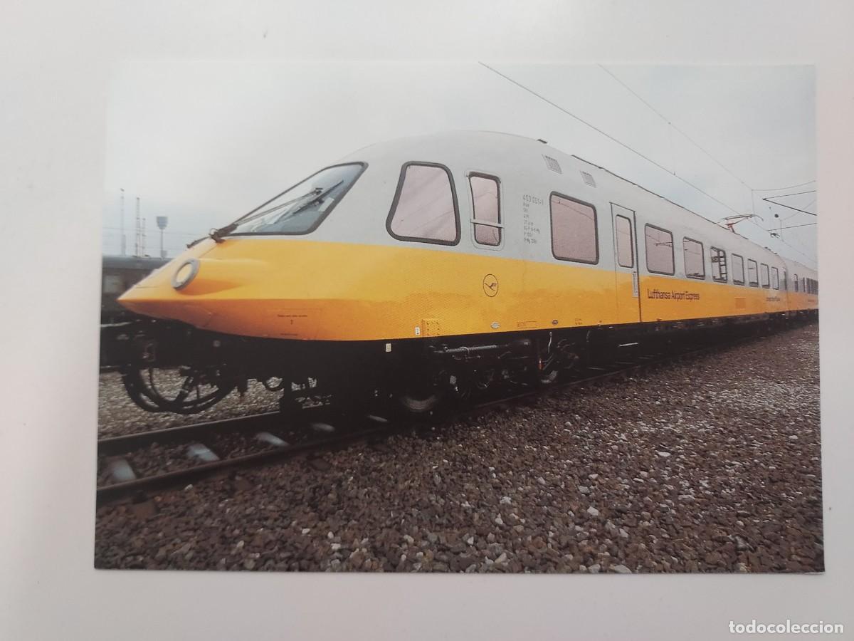 Postales: POSTAL TREN Lufthansa Airport Express. (DB Deutsche Bahn ET 403 LUFTHANSA). S/C