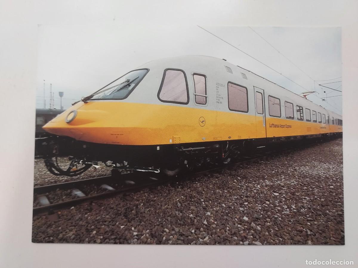 Postales: POSTAL TREN Lufthansa Airport Express. (DB Deutsche Bahn ET 403 LUFTHANSA). S/C