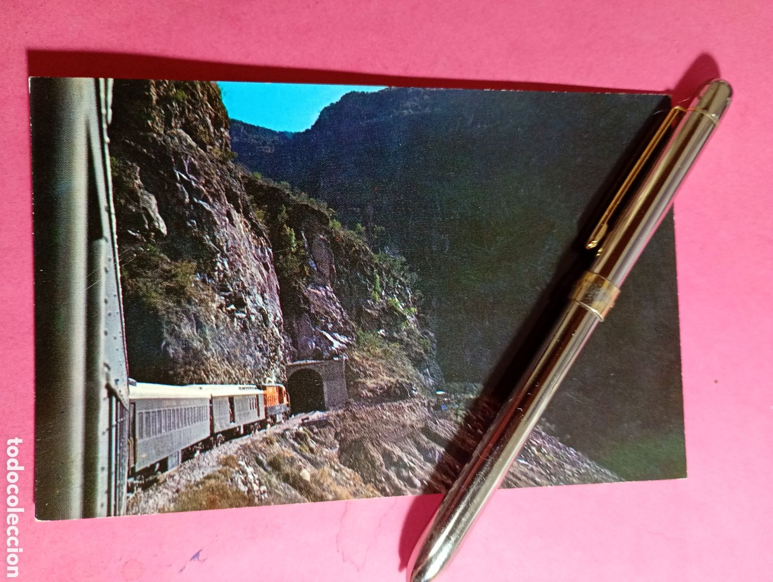 Postales: FERROCARRIL RUTA CHIHUAHUAL PACIFICO UNO DE LOS 72 TUNELES MEXICO detalles en fotos COLOR ESCRITA