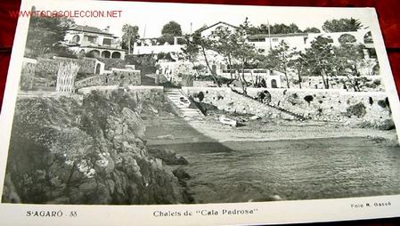 Postcards: ANTIGUA POSTAL DE S&acute;AGARO - CHALETS DE CALA PEDROSA