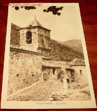 Postales: ANTIGUA  POSTAL  DE VALVANERA - LA TORRE - ARTE BILBAO - Foto 1