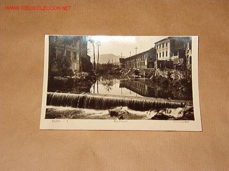 Postales: Postal Olot, R&iacute;o Fluvi&aacute; - Foto 1