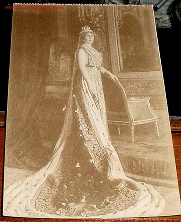Postcards: ANTIGUA POSTAL ORIGINAL DE LA MONARQUIA ESPA&Ntilde;OLA - S.M. LA REINA DO&Ntilde;A VICTORIA EUGENIA - GRAFOS MADR
