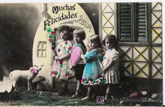 Postales: PRESIOSA POSTAL ANTIQUISIMA DE NI&Ntilde;OS    (SAN PEDRO DE PREMIA)