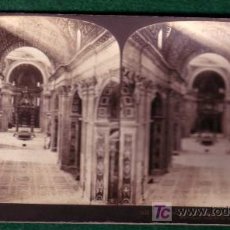 Postales: CATEDRAL DE SAN PEDRO, ROMA, ITALIA 1902 VISTA DE LA GRAN NAVE INTERIOR