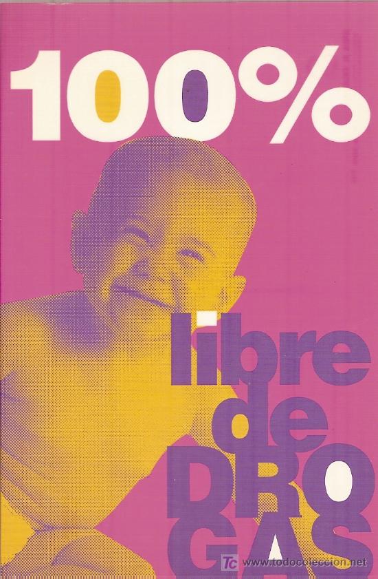 Postales: Postal de tem&aacute;tica antidrogas. A&ntilde;os 90. - Foto 1