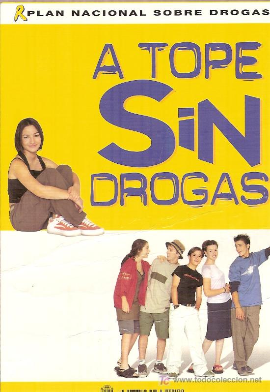 Postales: Postal de tem&aacute;tica antidrogas. - Foto 1