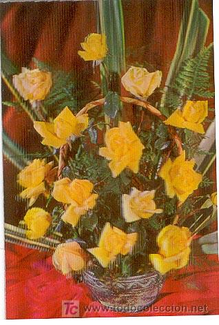 Postales: POSTAL STEREORAMA - ROSAS AMARILLAS - Foto 1