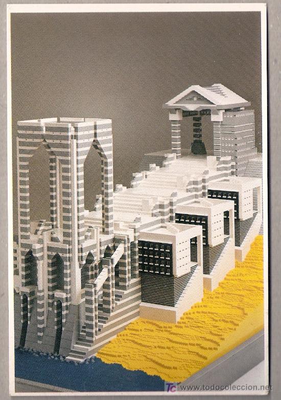 Postales: POSTAL DE LEGO BRICKS - DUNE-DWELLING FOR AN EUROPEAN GENTILHOMME - DENIS VAN IMPE (BELGICA))