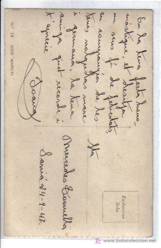 Postales: n&ordm; 28    SERIE MARICEL - Foto 2