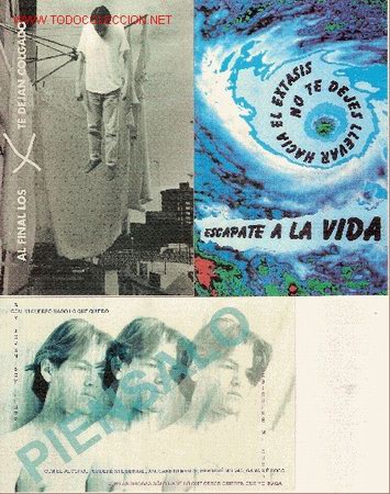 Postales: 3 postales con tem&aacute;tica antidrogas. - Foto 1