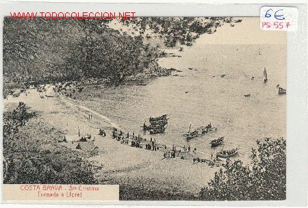 Postales: (PS-557) POSTAL STA.CRISTINA - TORNADA A LLORET. - Foto 1