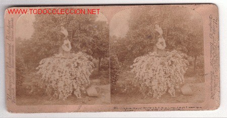 Postais: C&oacute;rdoba - Una naranjera cordobesa entre las frutas y flores de Espa&ntilde;a meridional 1902