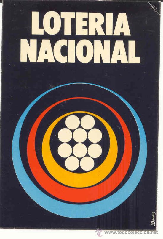 Postales: postal loteria nacional