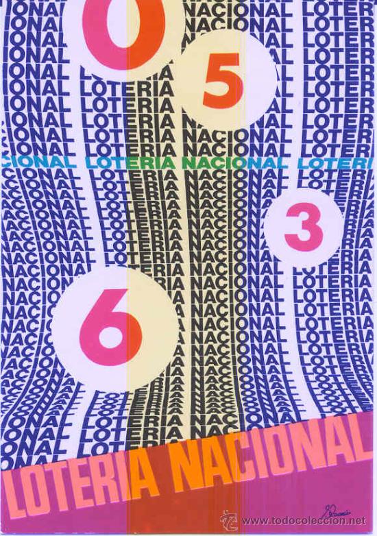 Postcards: postal loteria nacional