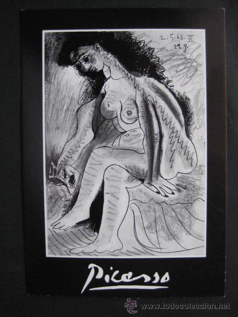 Postales: POSTAL DE PABLO PICASSO EDITADA EN 1988... ENVIO GRATIS&iexcl;&iexcl;&iexcl;&iexcl; - Foto 1