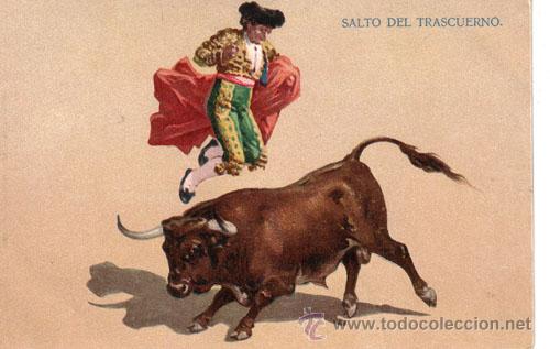 Postkarten: N&ordm; 3241 POSTAL TOROS SIN DIVIDIR SALTO DEL TRASCUERNO