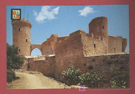 Postales: Mallorca - Castillo de Bellver - Colecci&oacute;n Escudo de Oro - Foto 1
