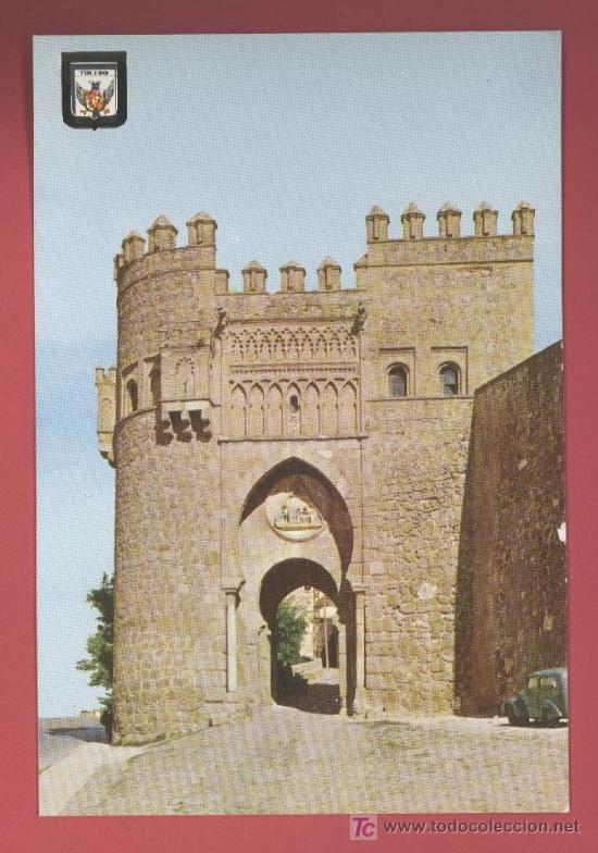 Postales: Toledo - Puerta del Sol - Colecci&oacute;n Escudo de Oro - Foto 1