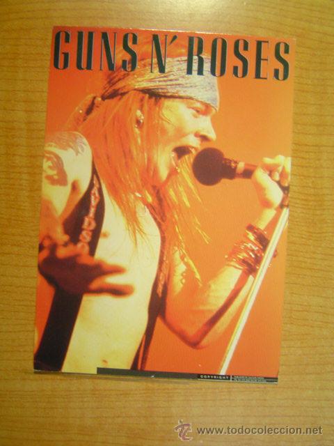 Postales: POSTAL GUNS N&acute;ROSES SIN CIRCULAR - Foto 1