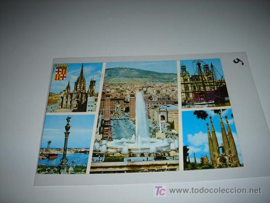 Postales: postal de barcelona - Foto 1