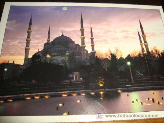 Postales: postal estambul , the sultanahmer mosque  (blue mosque) - Foto 1