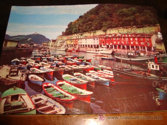 Postkarten: san sebastian, el puerto