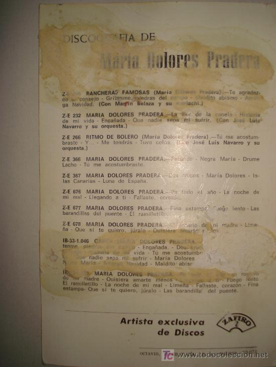 Postales: MARIA DOLORES PRADERA - Foto 2