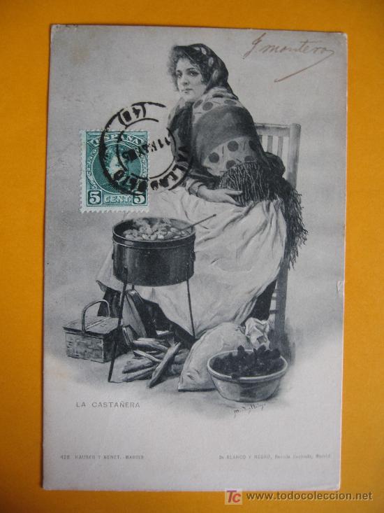 Postales: LA CASTA&Ntilde;ERA - MADRID - HAUSER Y MENET - Foto 1