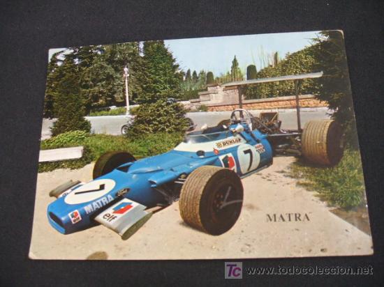 Cartes Postales: MATRA - FORMULA 1 - MONTJUICH 1.969 - CORREDOR JACKIE STEWART - GRAN BRETA&Ntilde;A -