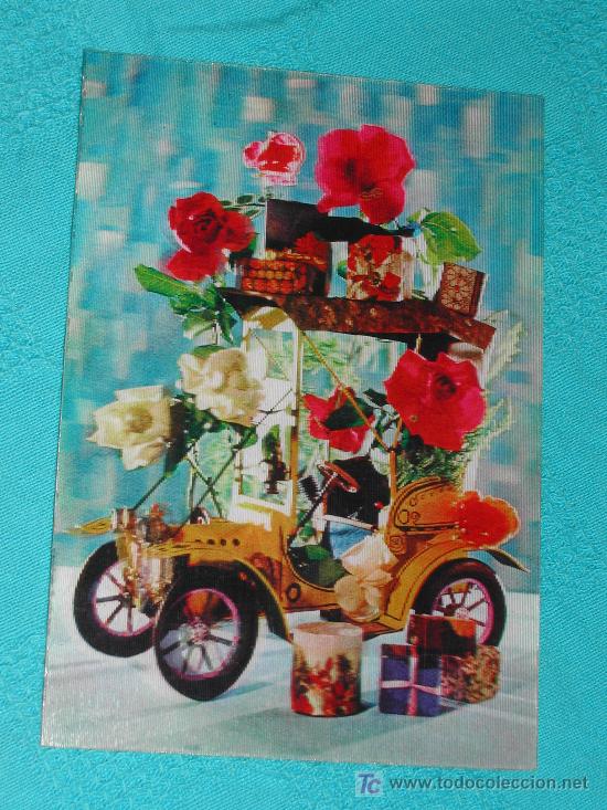 Cartes Postales: Postal 3D tridimensional (efecto relieve). A&ntilde;os 60/70.