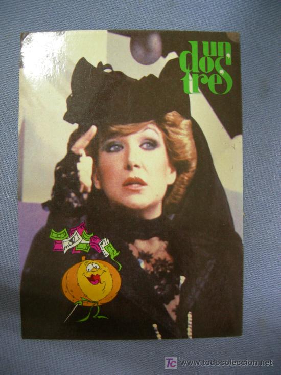 Postales: cromo postal un dos tres cropan 1983