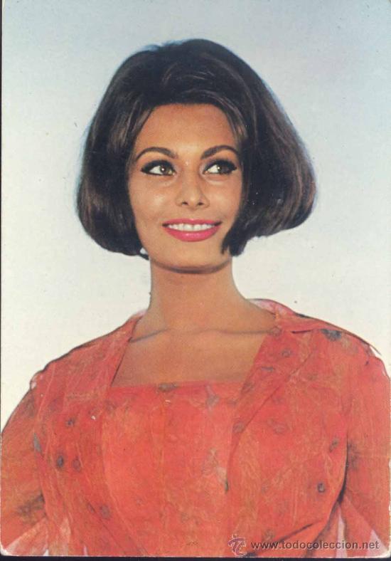 Postales: POSTAL DE LA ACTRIZ ITALIANA SOFIA LOREN (AUTORIZADO)