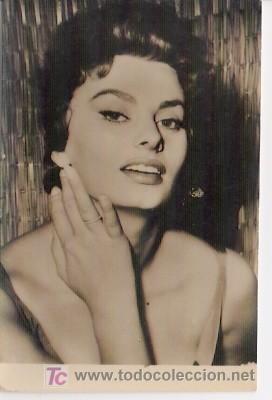 Postales: FOTO POSTAL DE ARTISTA, SOF&Iacute;A LOREN - Foto 1