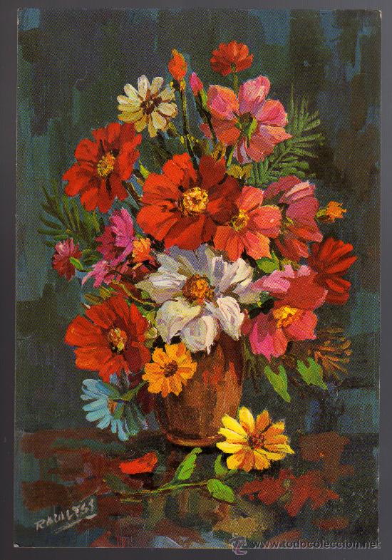 Postcards: TARJETA POSTAL; COLECCI&Oacute;N C. Y Z., 7703/27-B - FLORES.