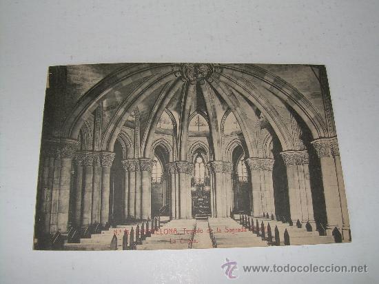 Postales: GAUDI postal Cripta Sagrada Familia Herederos Vda. Pla n&ordm; 13 sin circular