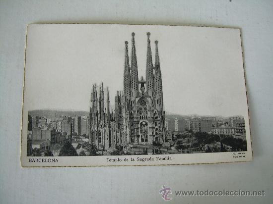 Postales: GAUDI postal Sagrada Familia C. Mauri  reverso escrito
