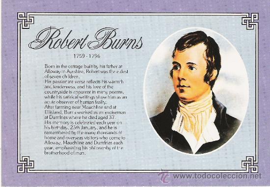 Postales: ROBERT BURNS - Foto 1