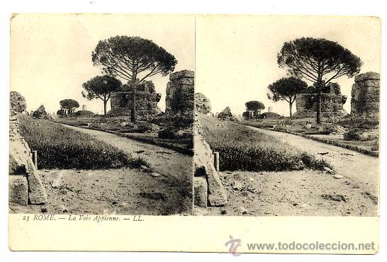 Postales: ROMA  LA VOIE APPIENNE  SIN CIRCULAR - Foto 1