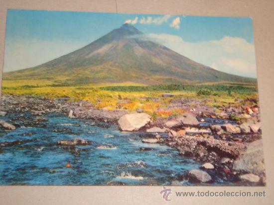 Postkarten: postal mayon volcano , philippines