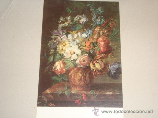 Postales: postal museo del prado, florero , madrid - Foto 1