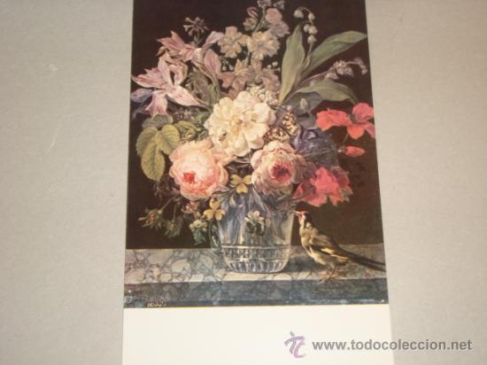 Postales: postal museo del prado, florero  del pajarito, madrid - Foto 1