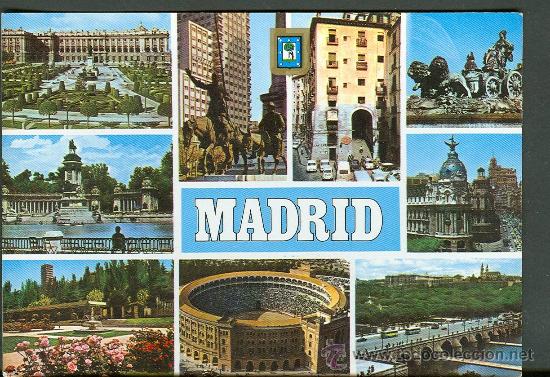 Postales: POSTAL DE MADRID. ESCUDO DE ORO - Foto 1