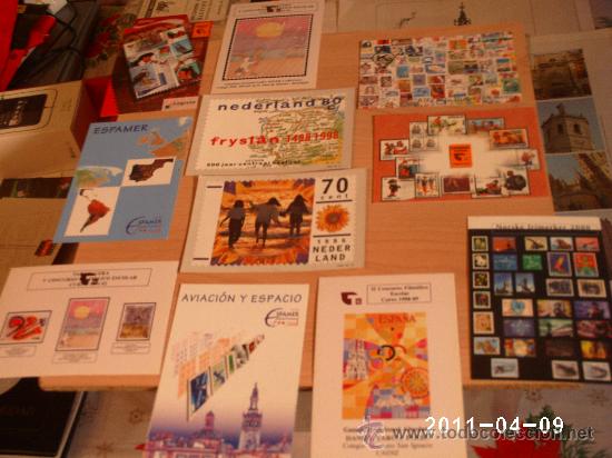 Postales: LOTE DE 11 POSTALES SOBRE FILATELIA - Foto 1
