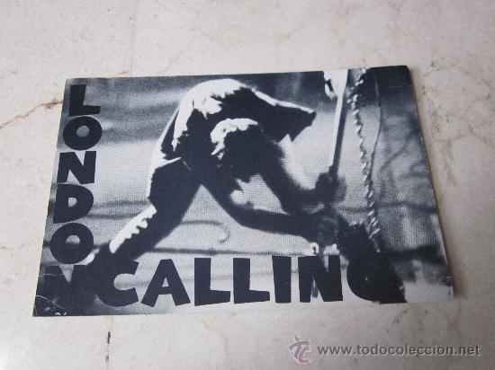 Postales: POSTAL LONDON CALLING THE CLASH - Foto 1