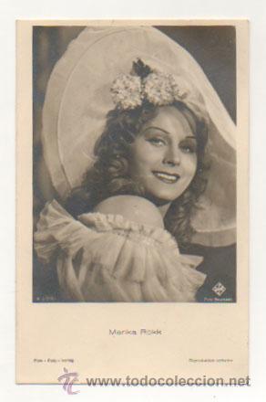 Postkarten: MARIKA ROKK. (FOTO BAUMANN). ACTRIZ. CINE.