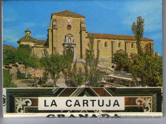 Postales: librito de postales de granada, la cartuja - Foto 1