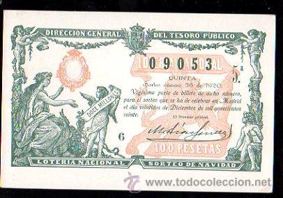 Postkarten: TARJETA POSTAL DE LOTERIA NACIONAL . DICIEMBRE 1953